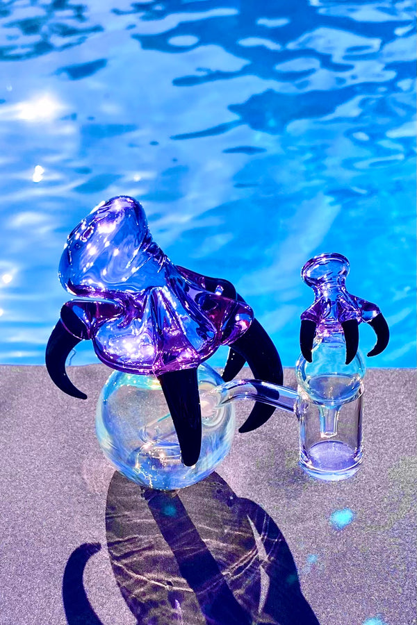 The Glass Cure - 5.25 Dragon Claw Bubbler (10MM Female) (270g)