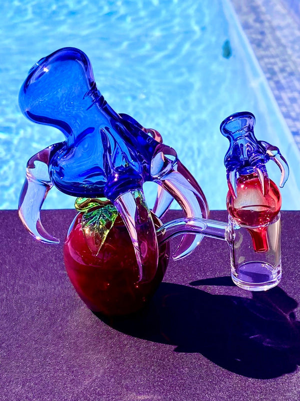 The Glass Cure - 5.25 Dragon Claw Bubbler (10MM Female) (270g)