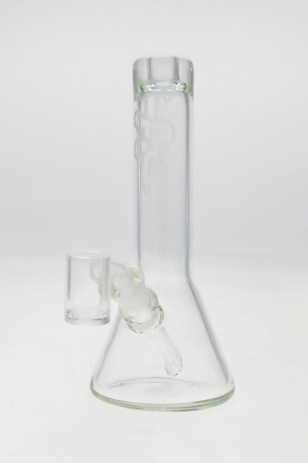 8″ Mini Beaker Bong Fixed Downstem