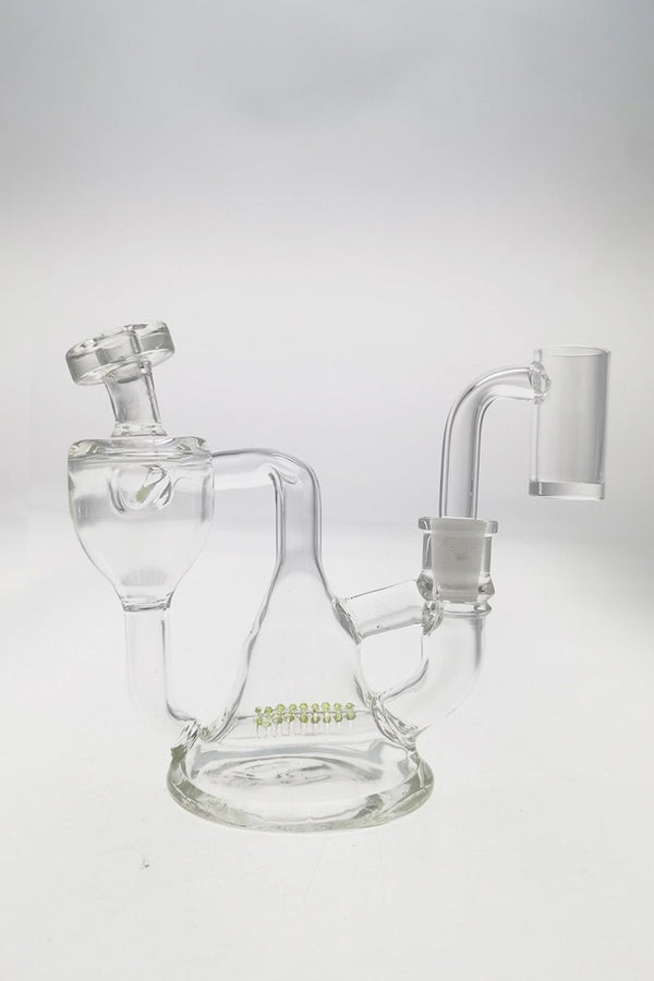 Wholesale Small Green Glass Bong With Showerhead Inline, Recycler, And 14mm  Joint From Enjoyshoping, $14.29